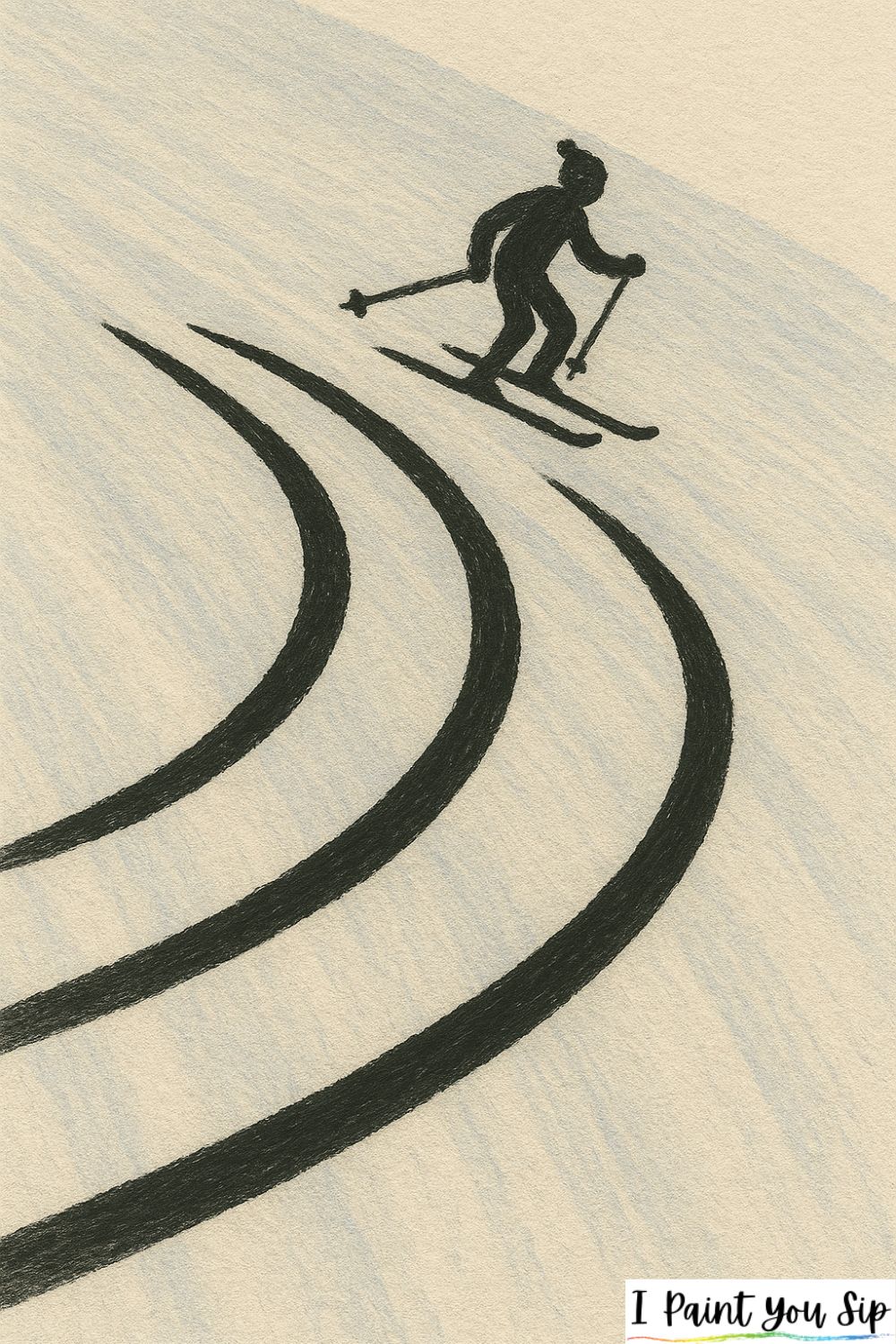 ski slope lines