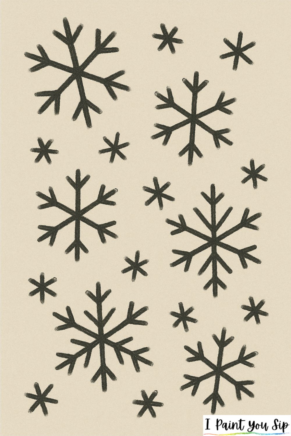 snowflake doodles