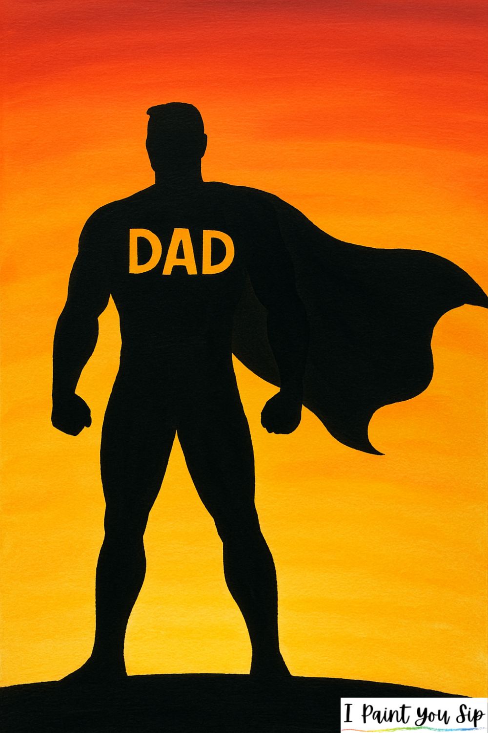 super dad silhouette