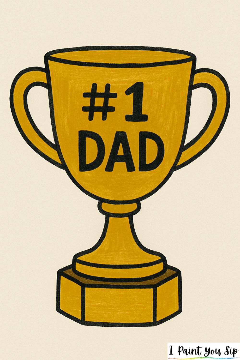super simple trophy art