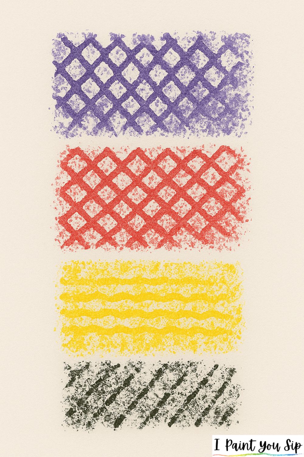 texture rubbing painting