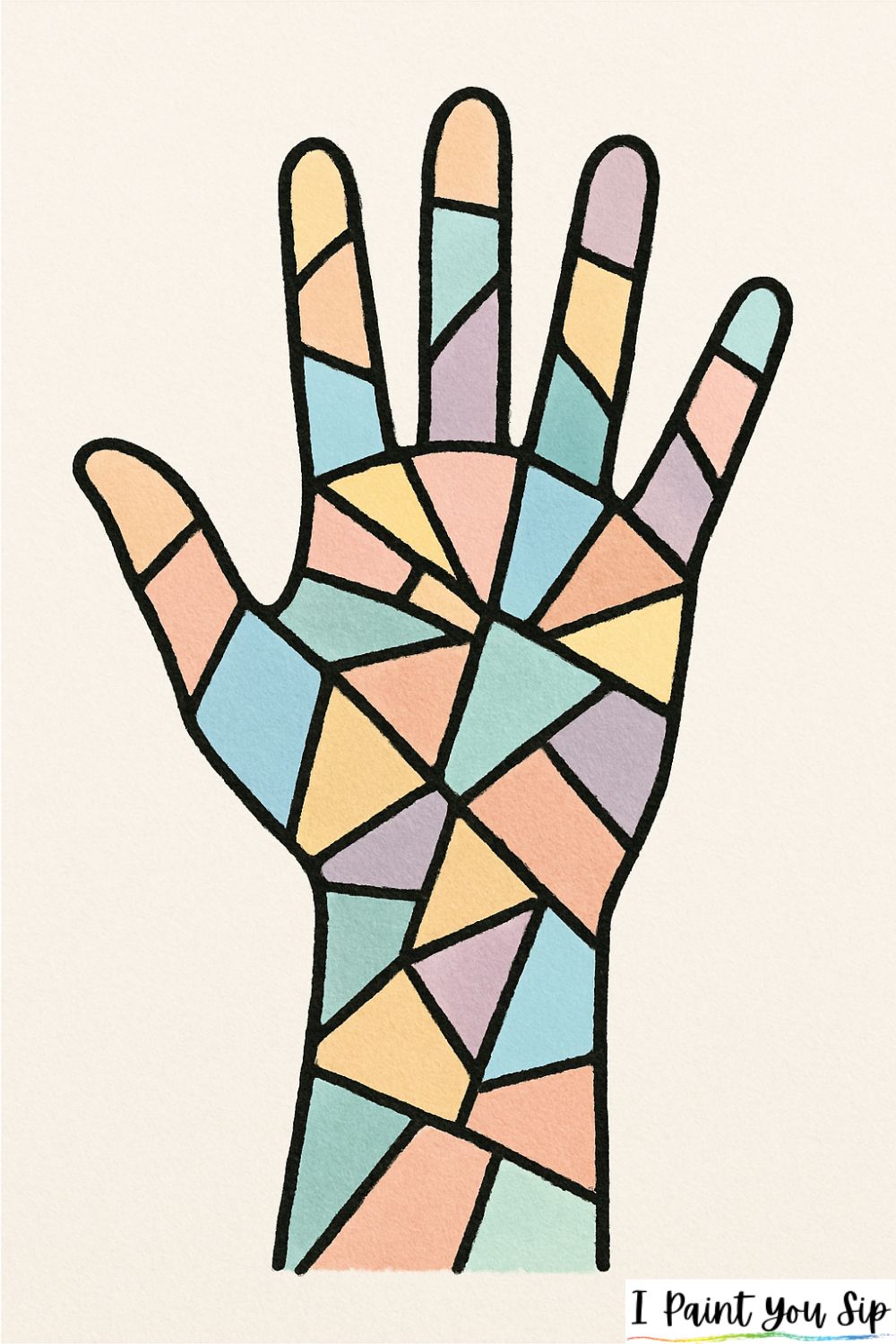 the “broken mirror” palm mosaic