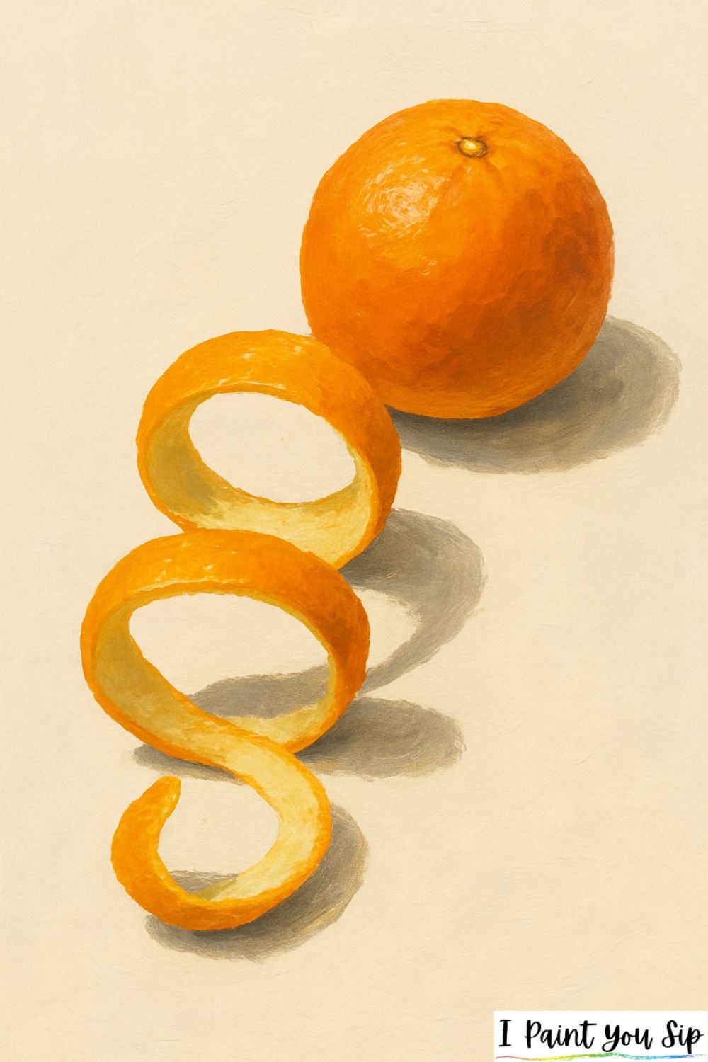 the citrus peel spiral