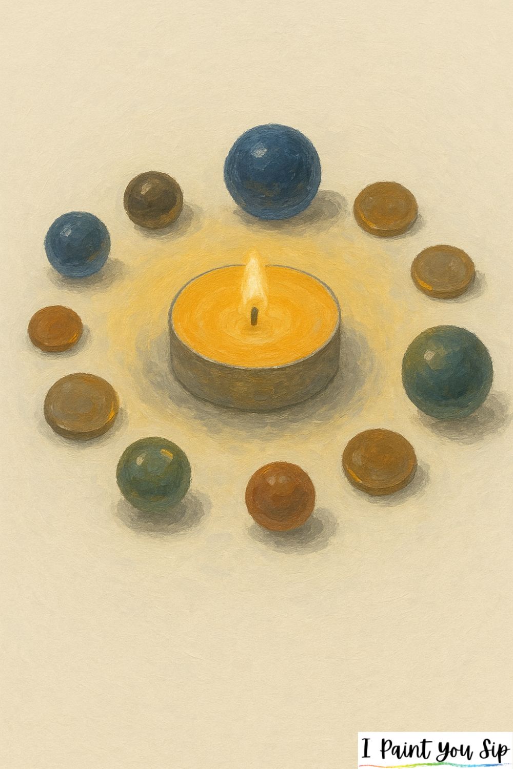 the tealight glow circle
