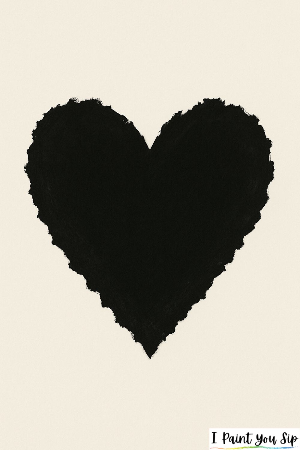 torn paper edge heart