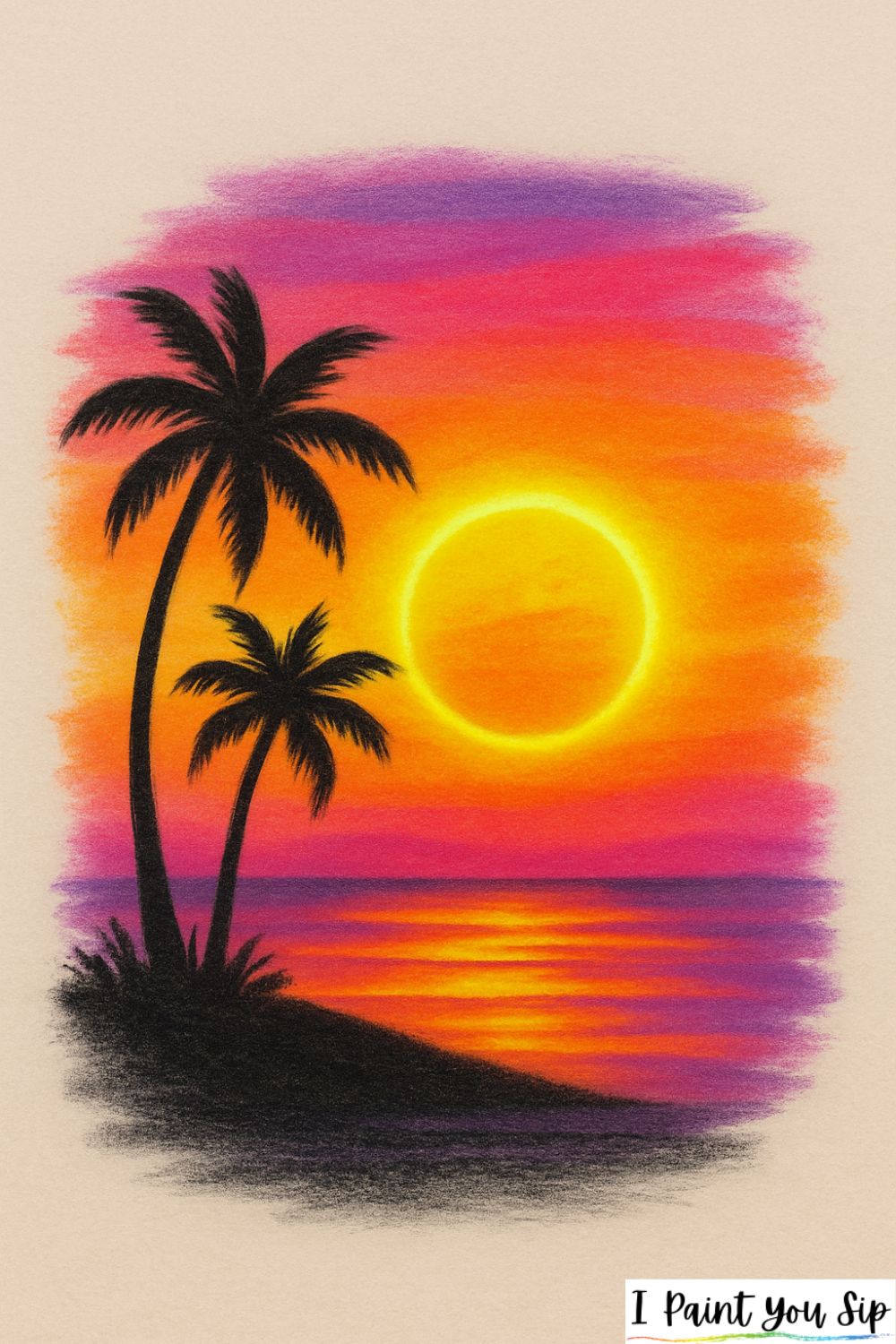 tropical sunset glow