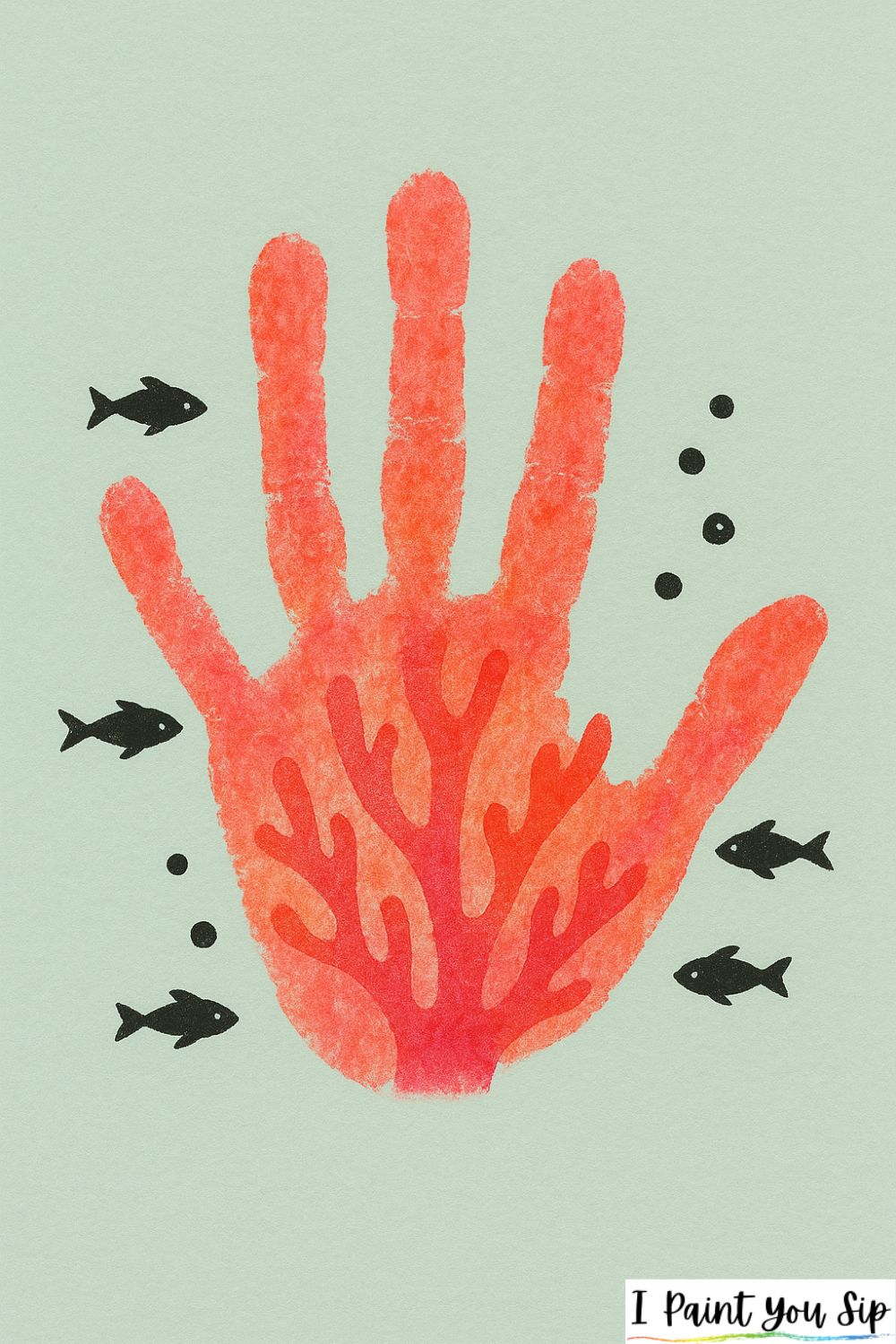 underwater coral hands