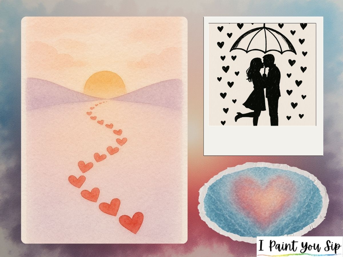 valentines painting ideas