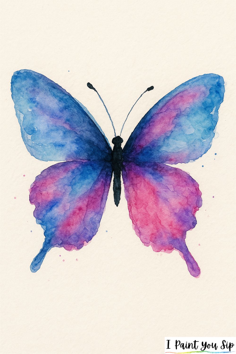 watercolor bleed wings