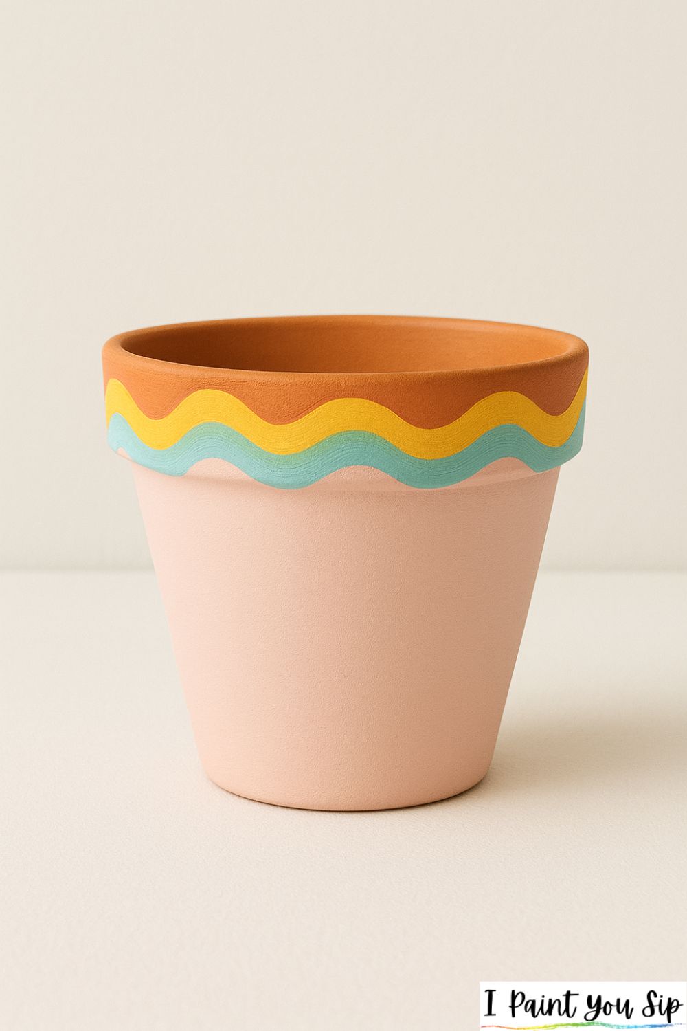 wavy rainbow rim