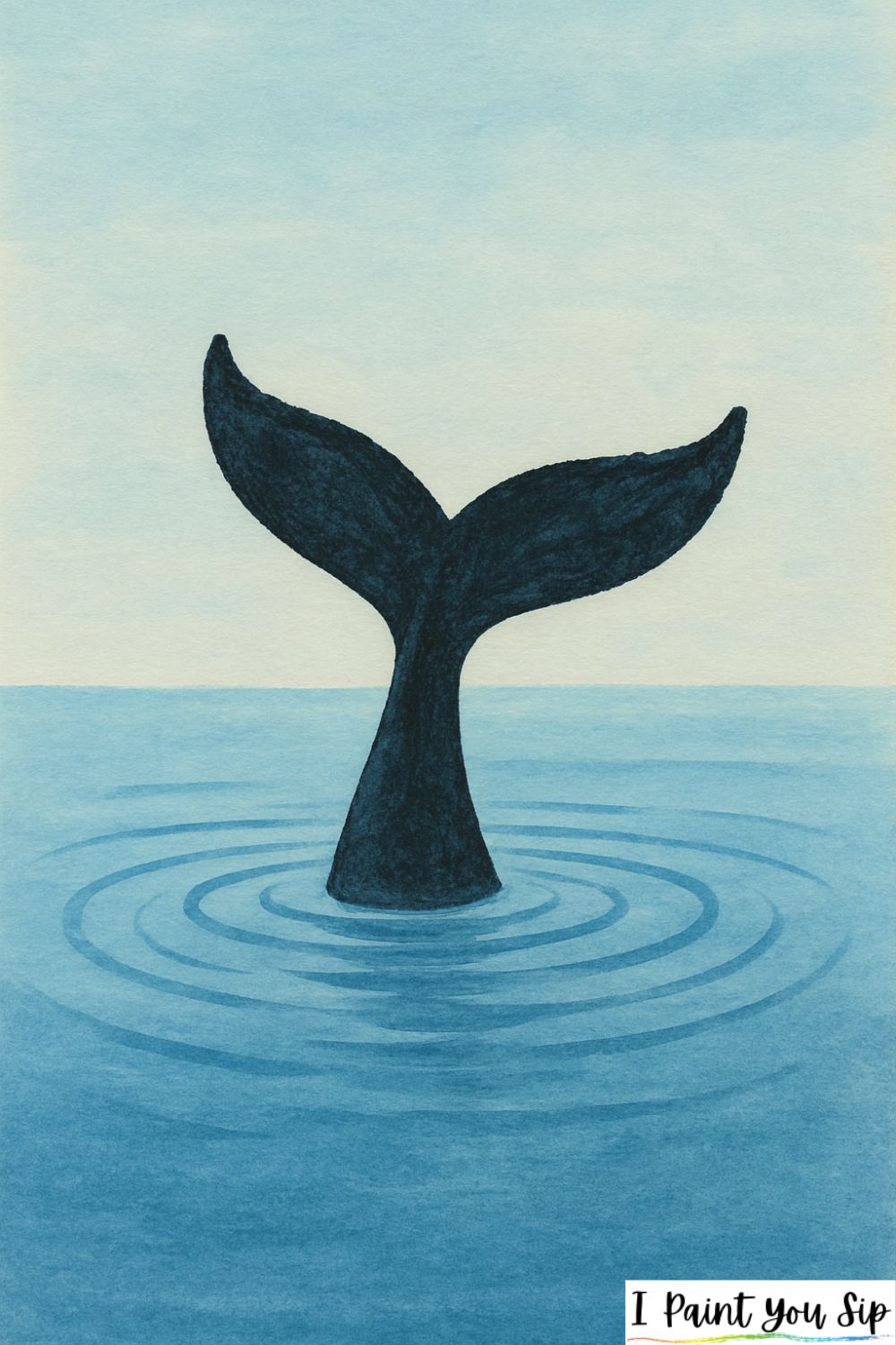 whale tale out of water