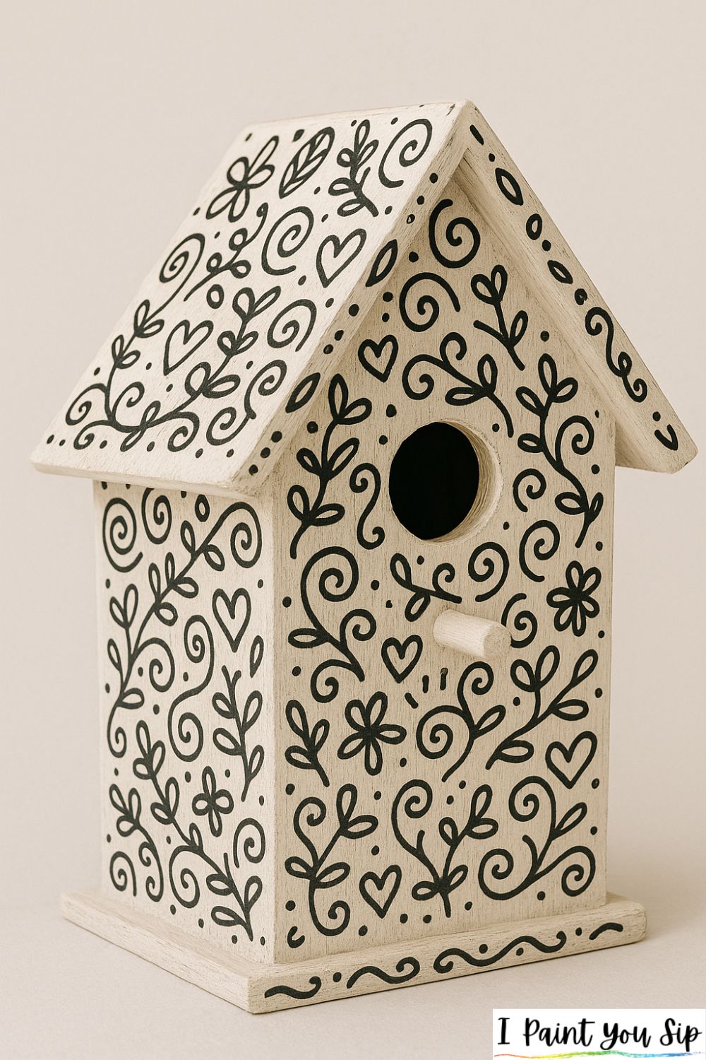 whimsical doodle house