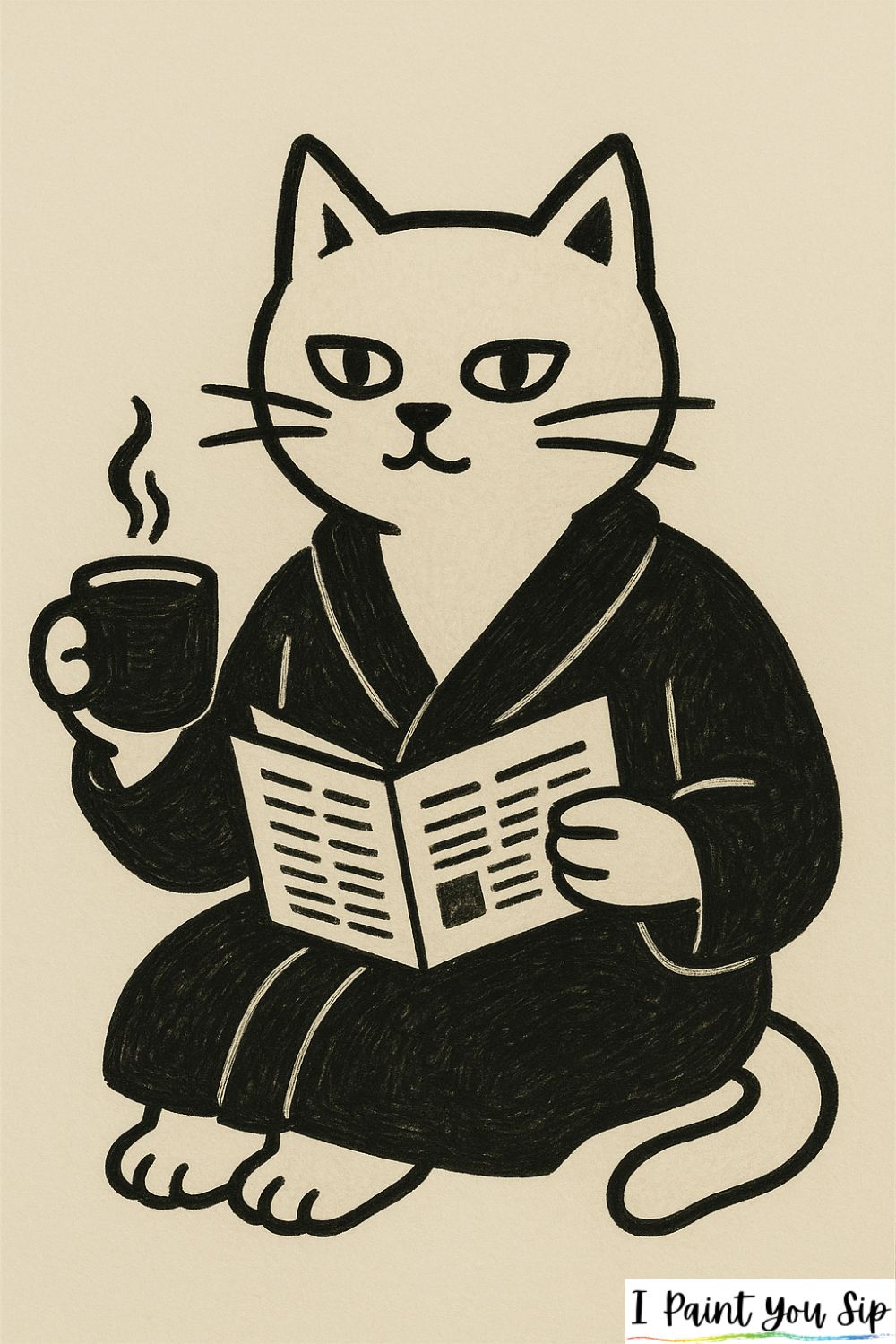 cat doing human things
