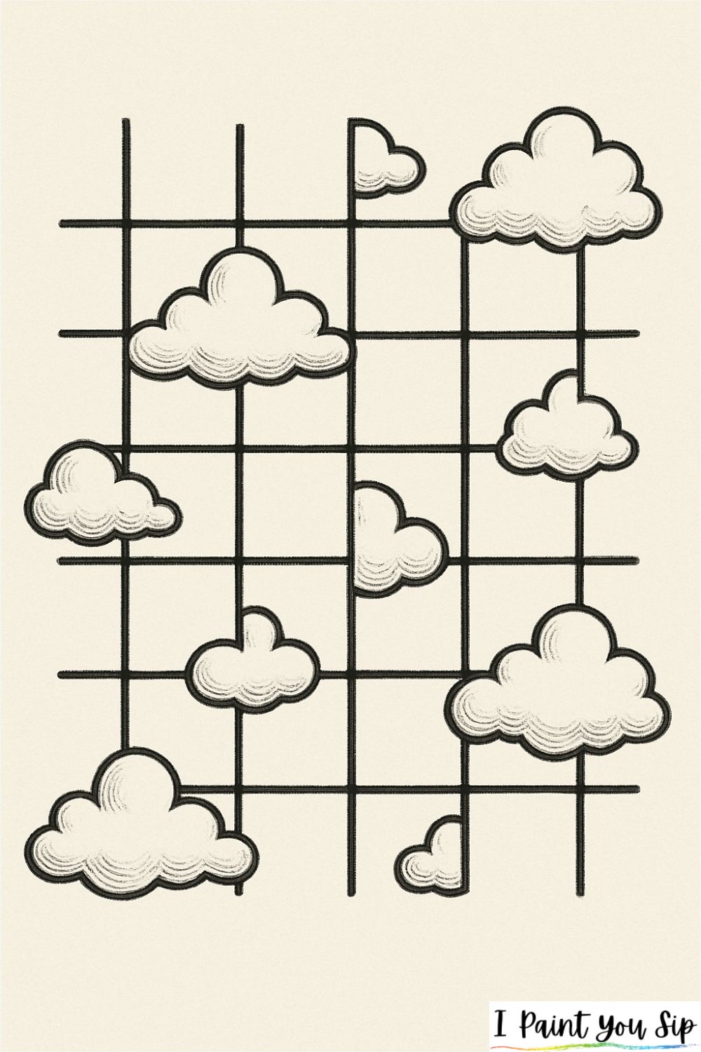cloud-cover maze grid