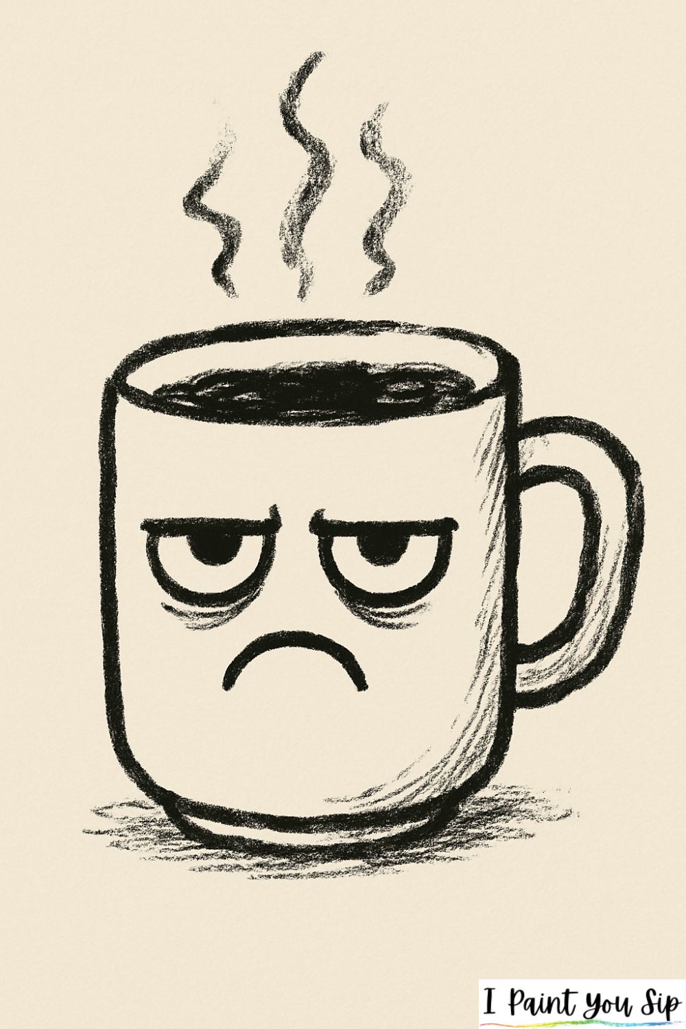 grumpy cup of coffee