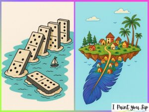 island drawing ideas
