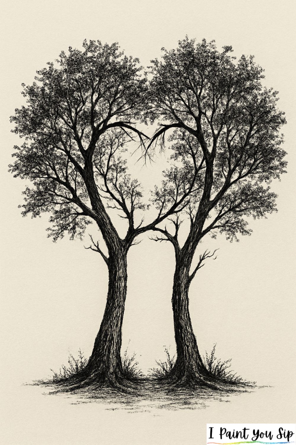 side-by-side trees