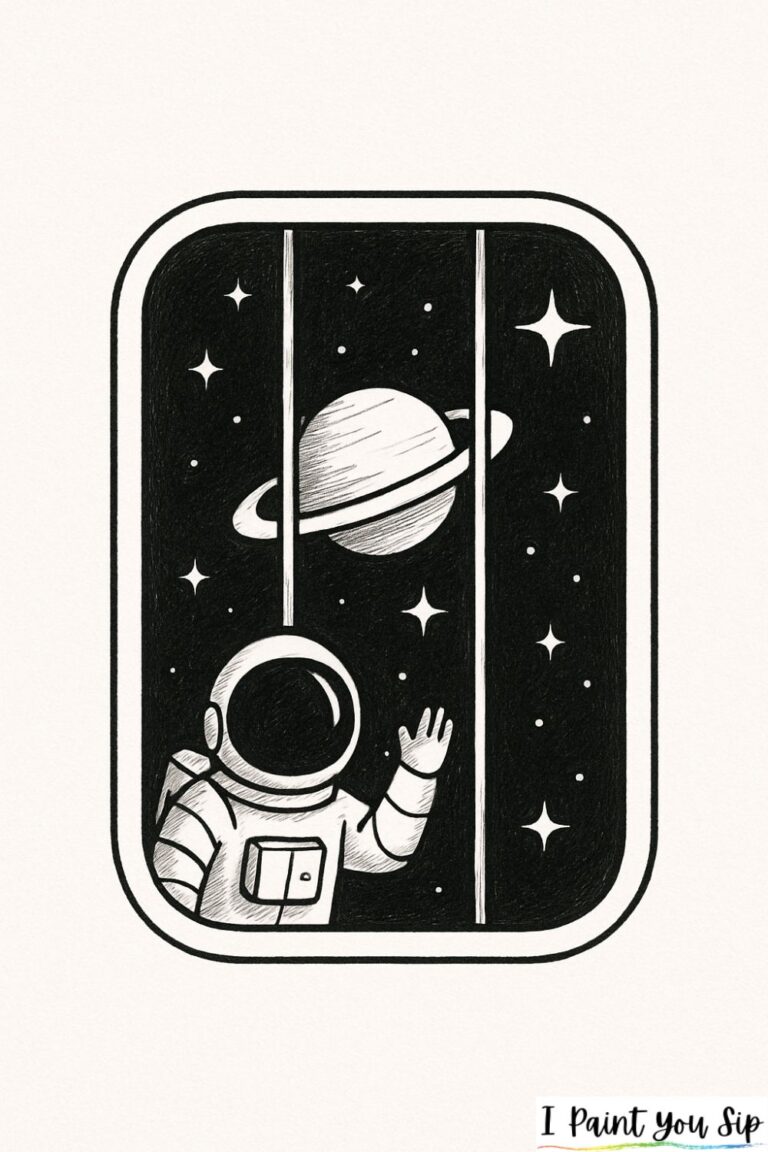 17 Cool Space Drawing Ideas That Are Easier Than They Look | I Paint ...