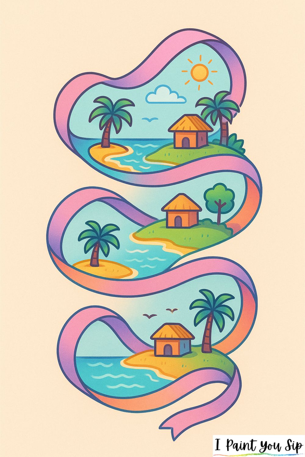 the ribbon-trail island