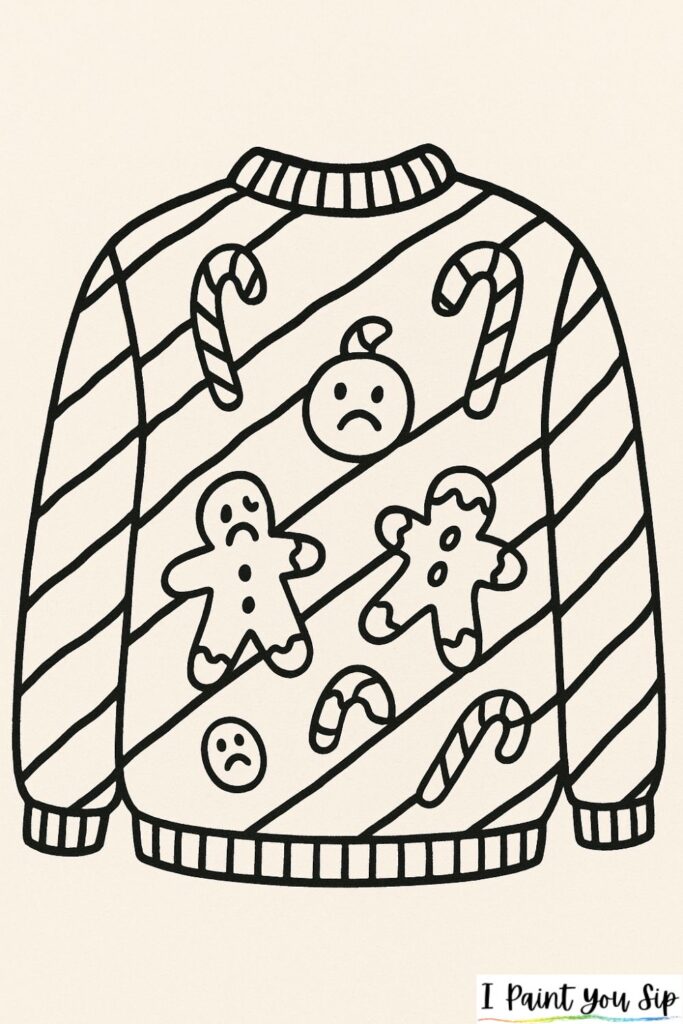 17 Ugly Sweater Drawing Ideas That Make “Bad” Look Brilliant | I Paint ...