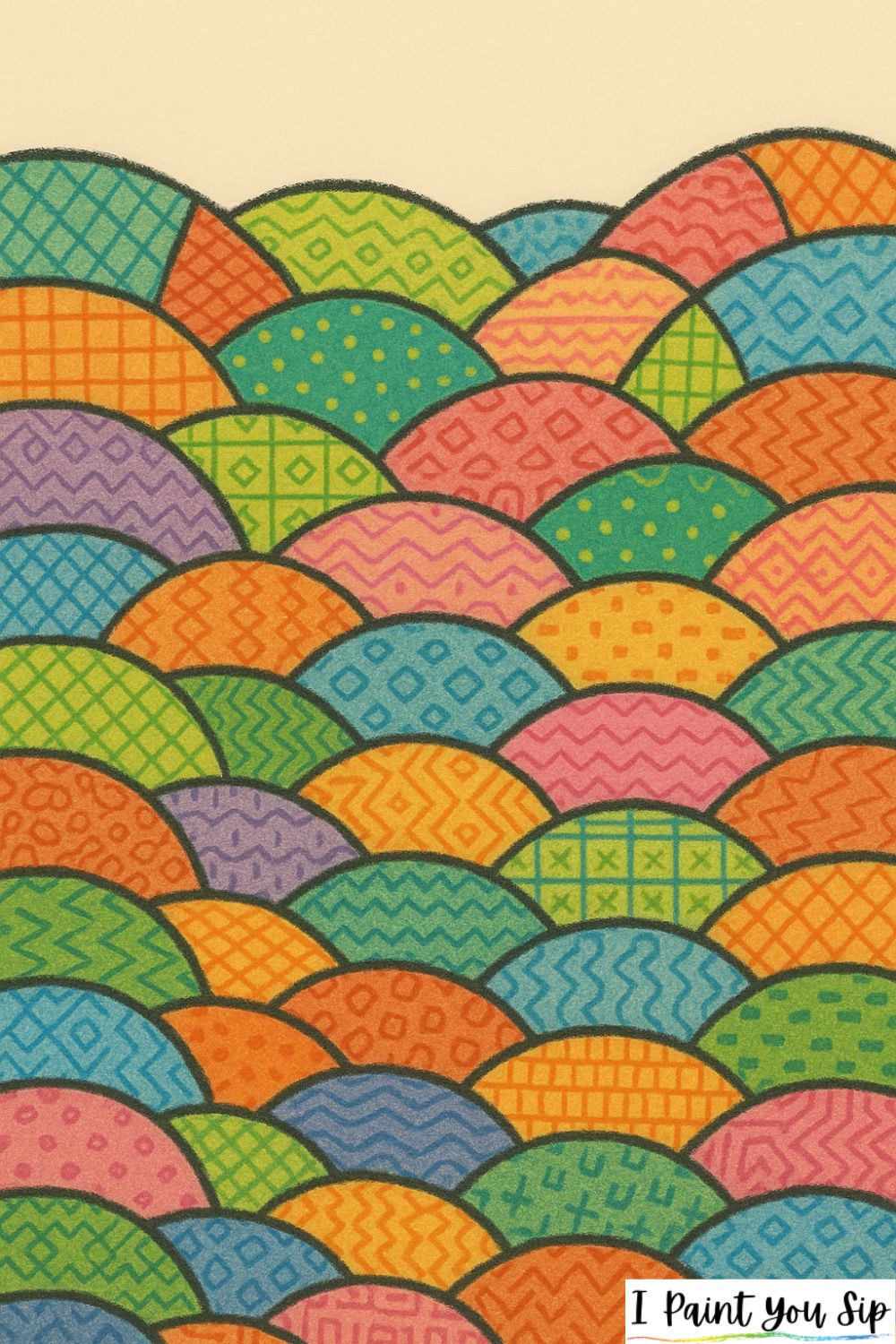 whimsical patchwork hills