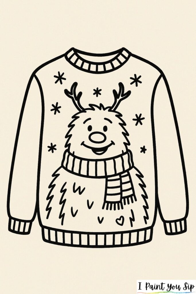 17 Ugly Sweater Drawing Ideas That Make “Bad” Look Brilliant | I Paint ...